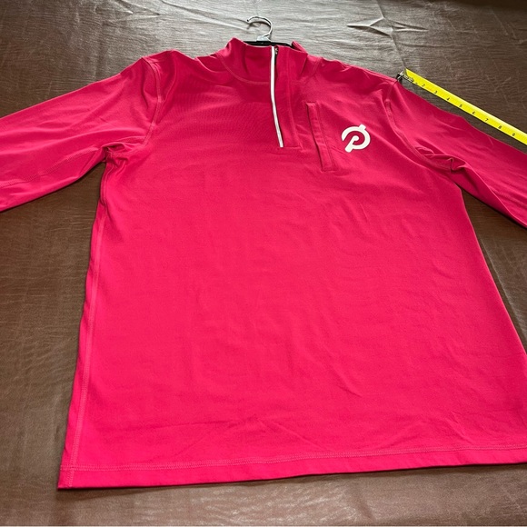 Peloton Venture Half Zip Pullover Sweater by Fourlaps Activewear Mens Medium - Picture 8 of 12